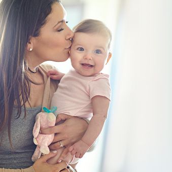 BabyLove laughing Mother